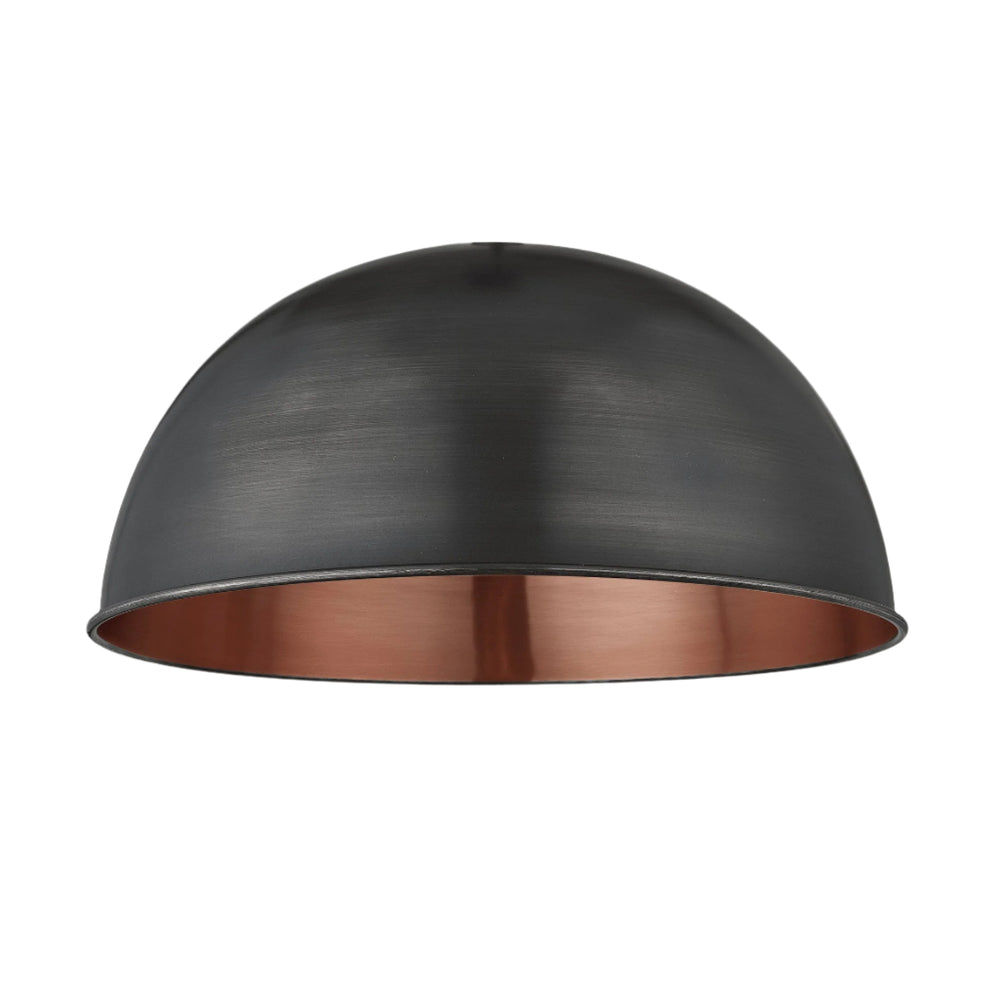 Brooklyn Giant Dome Pendant - 24 Inch - Pewter & Copper Industville GD24-CP-SO