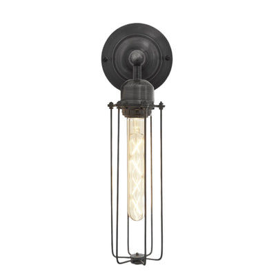 Pewter Orlando Cylinder Wall Light - 3 Inch - Industville OR-CYWL3-P