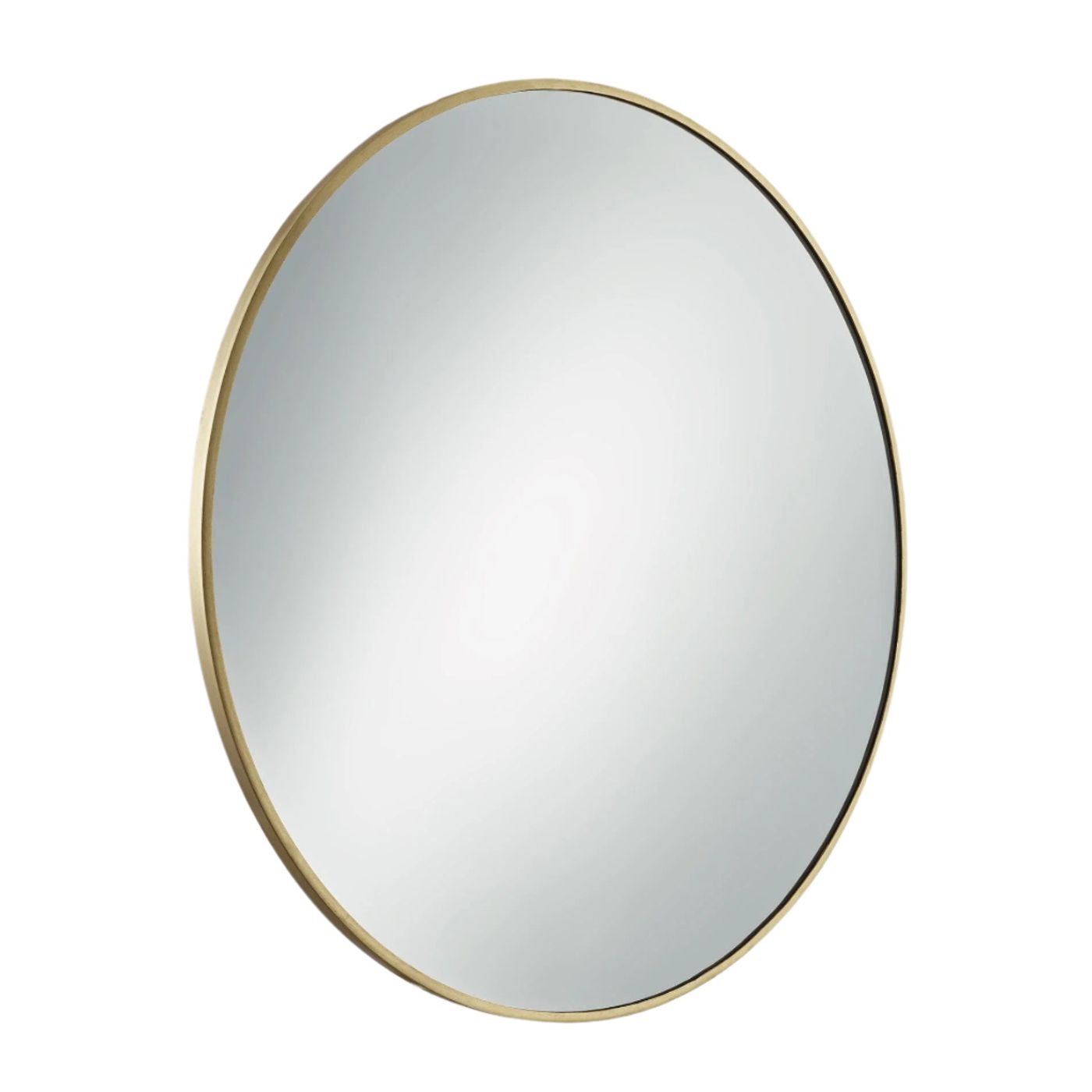 Brass Frame Urban Round Wall Mirror in 31 Inch, Product code is UR-R-WM31-B