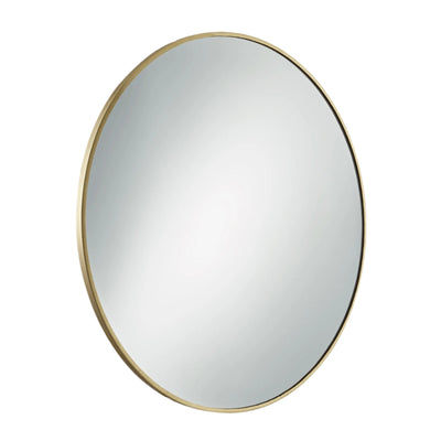 Brass Frame Urban Round Wall Mirror in 31 Inch, Product code is UR-R-WM31-B