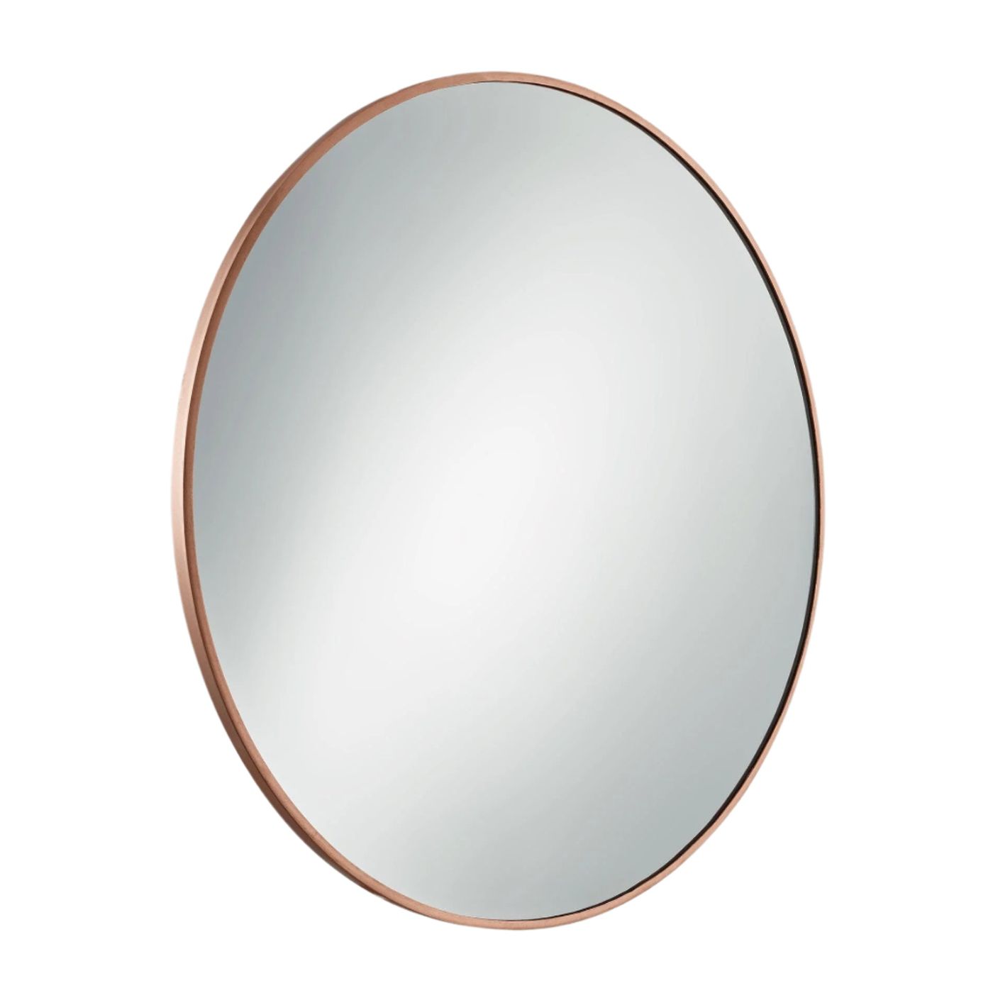 Copper Frame Urban Round Wall Mirror in 31 Inch, Product code is UR-R-WM31-C