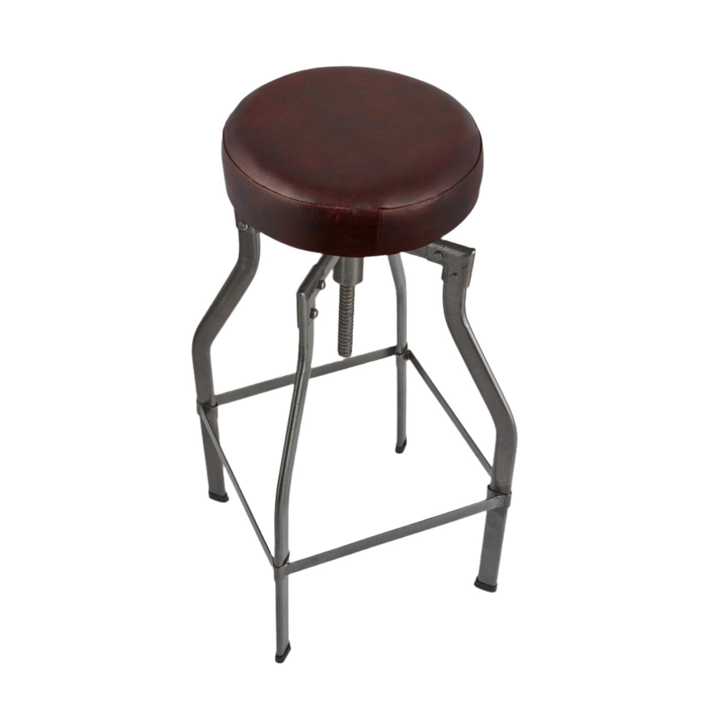 Turner Leather and Metal Adjustable Bar Stool in 35, Product Code is ST-TN-L