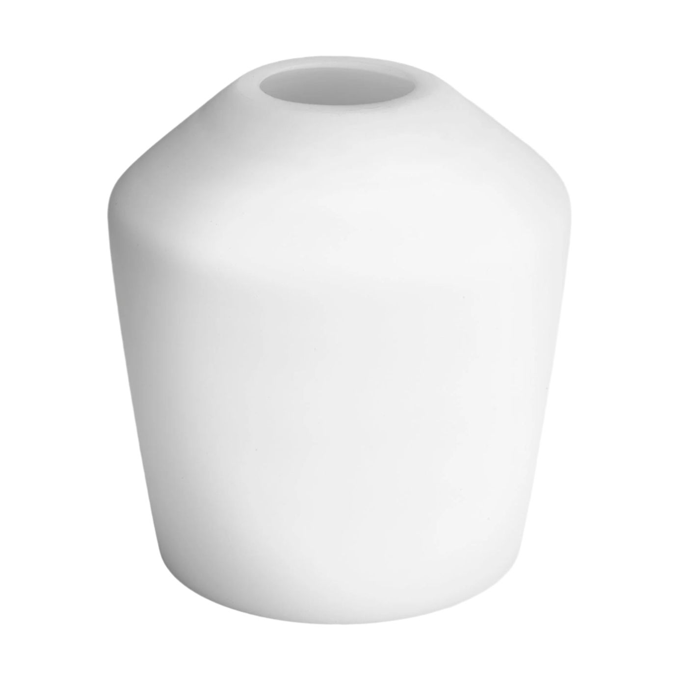 Sleek Opal Glass Shade Only Schoolhouse Shade for Wire Cluster Lights 
