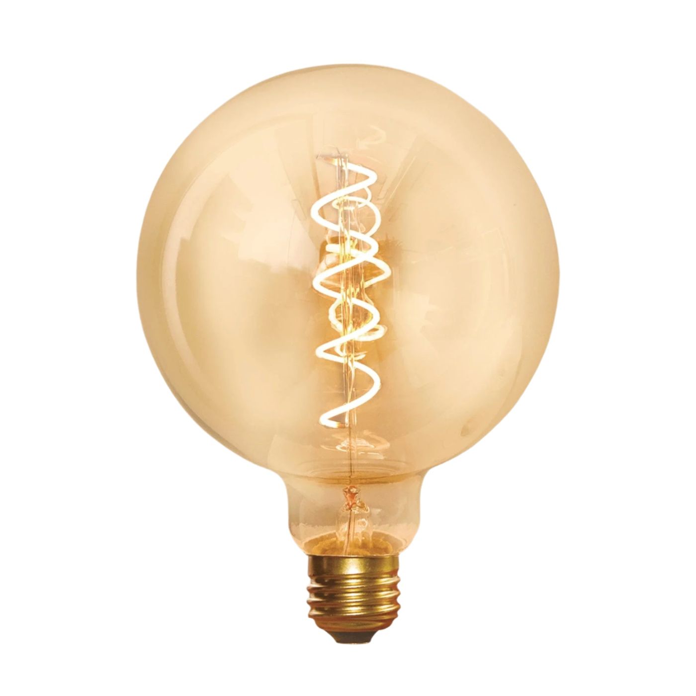 Vintage LED Spiral  Edison Bulb - 5W E27 Globe G125 Industville G125-SP-5W-A