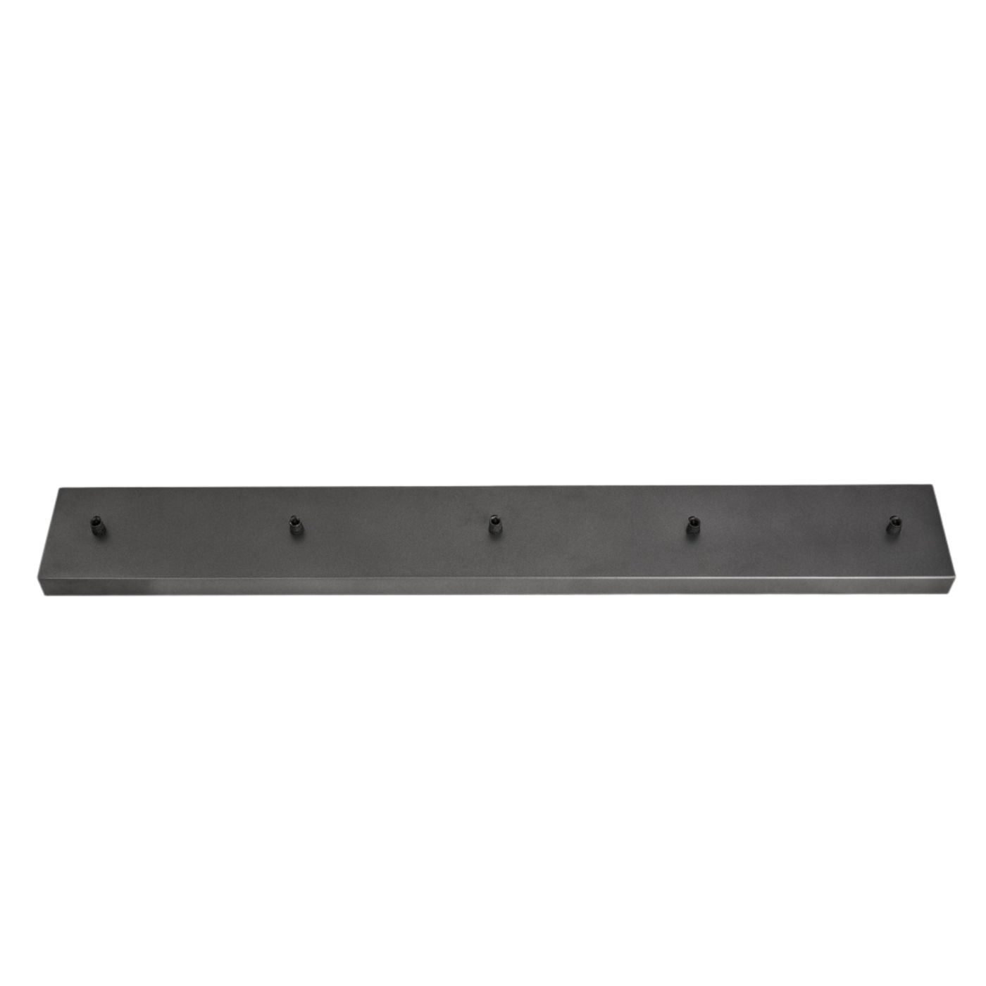 Pewter 5 Outlet Rectangle Ceiling Rose for Opal Schoolhouse Wire Cluster 