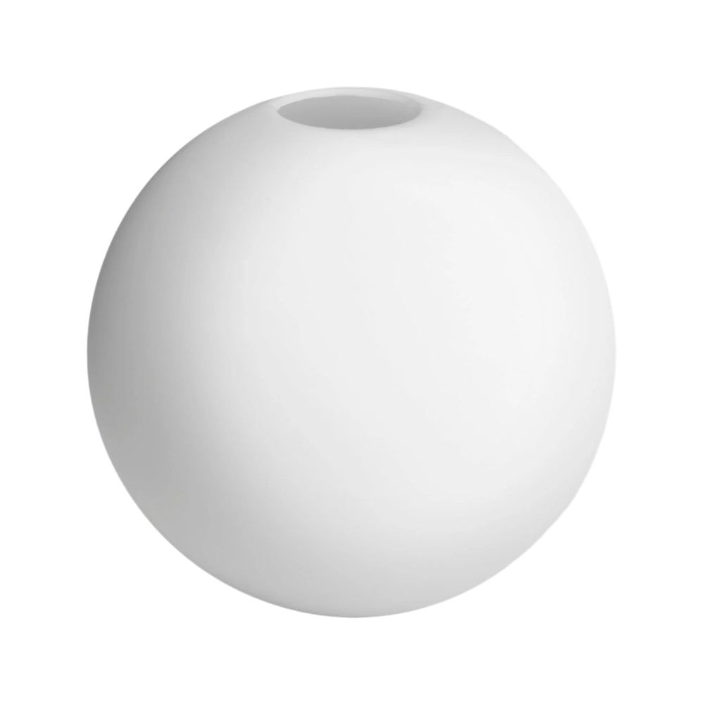 Knurled Opal Glass Globe Pendant Light - 7 Inch Industville
