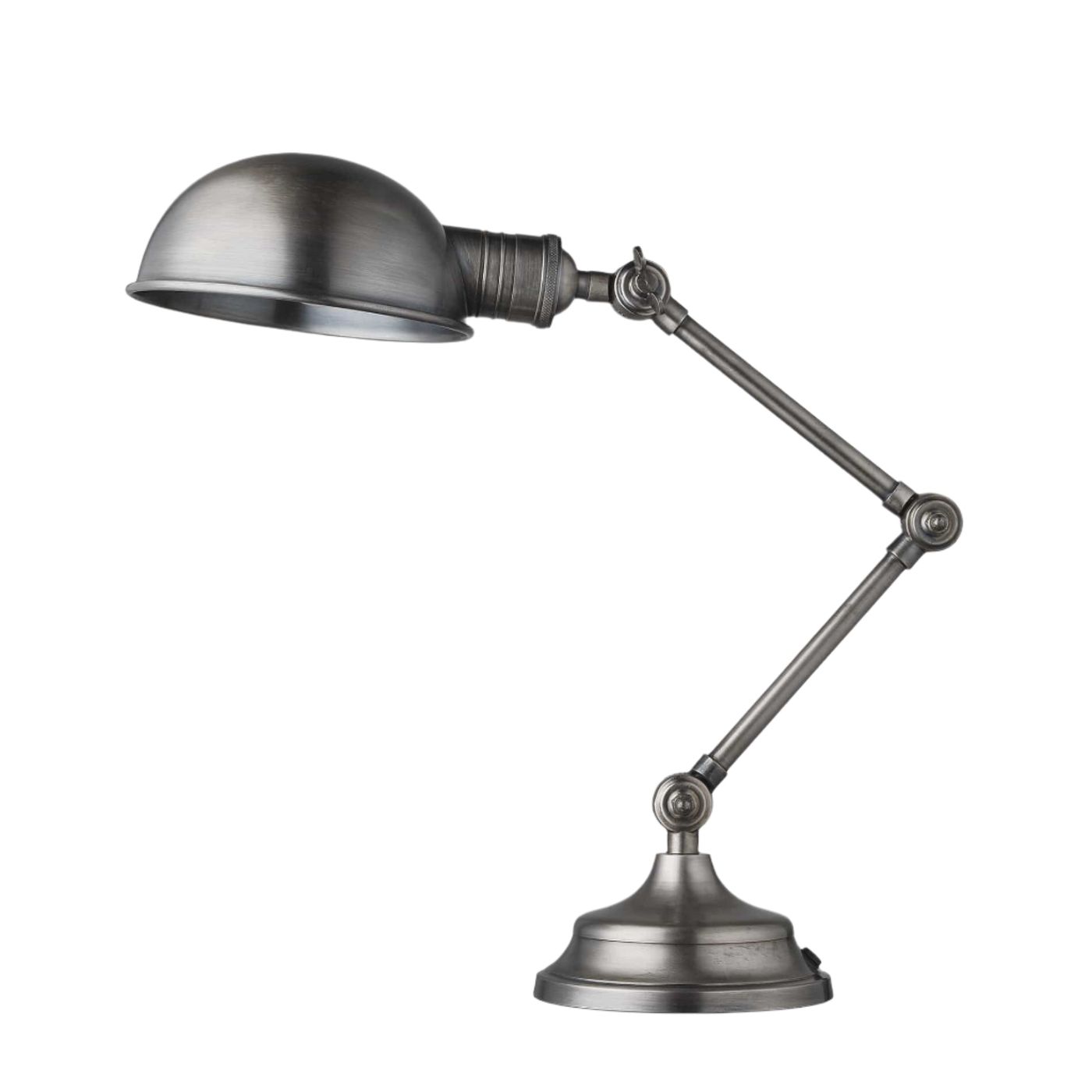 Brooklyn Pharmacy Adjustable Dome Table Lamp in 7 Inch in Gunmetal, Product Code BR-PA-DTL7-GN