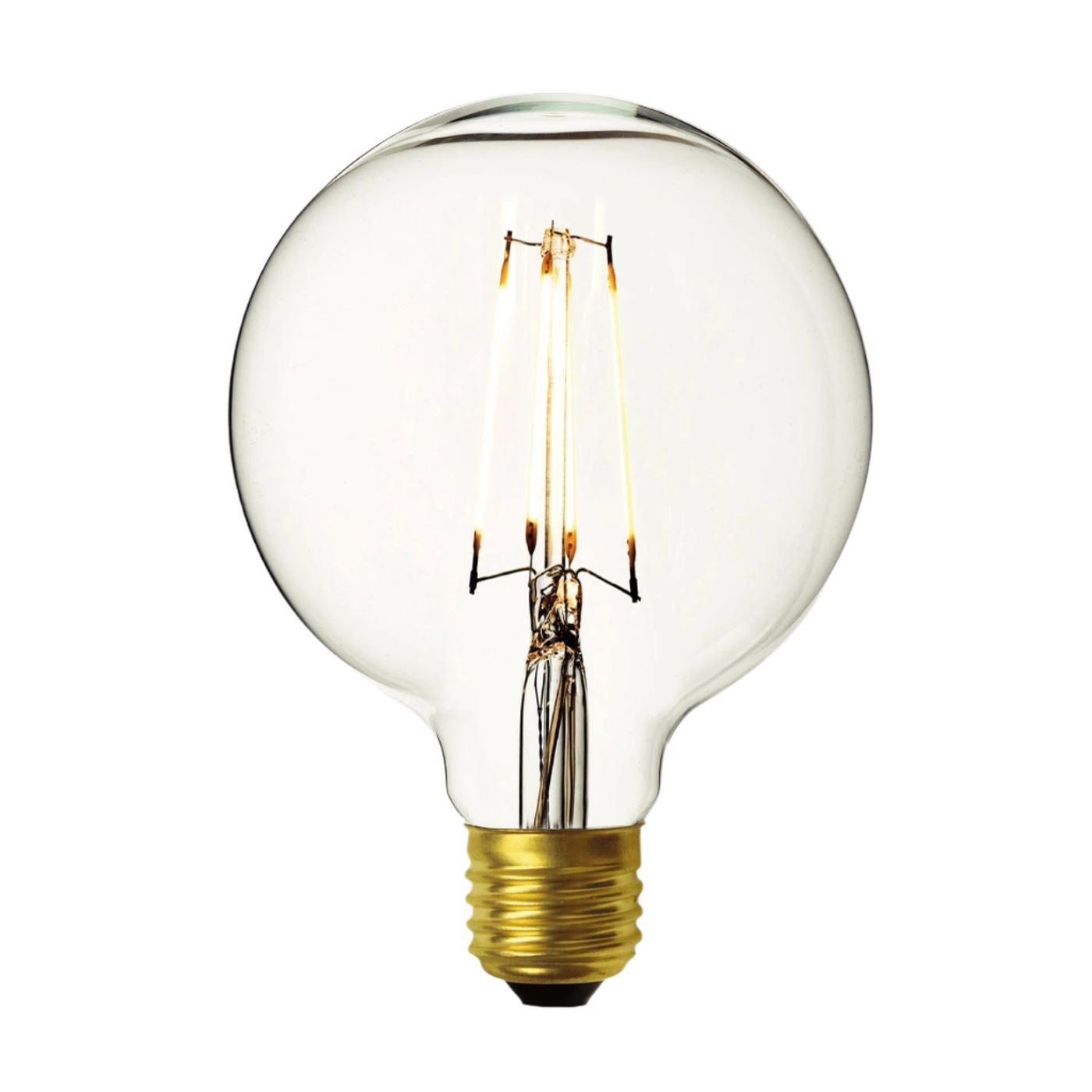Vintage LED Edison Bulb Old Filament Lamp - 7W E27 Globe G125 Industville G125-7W-C