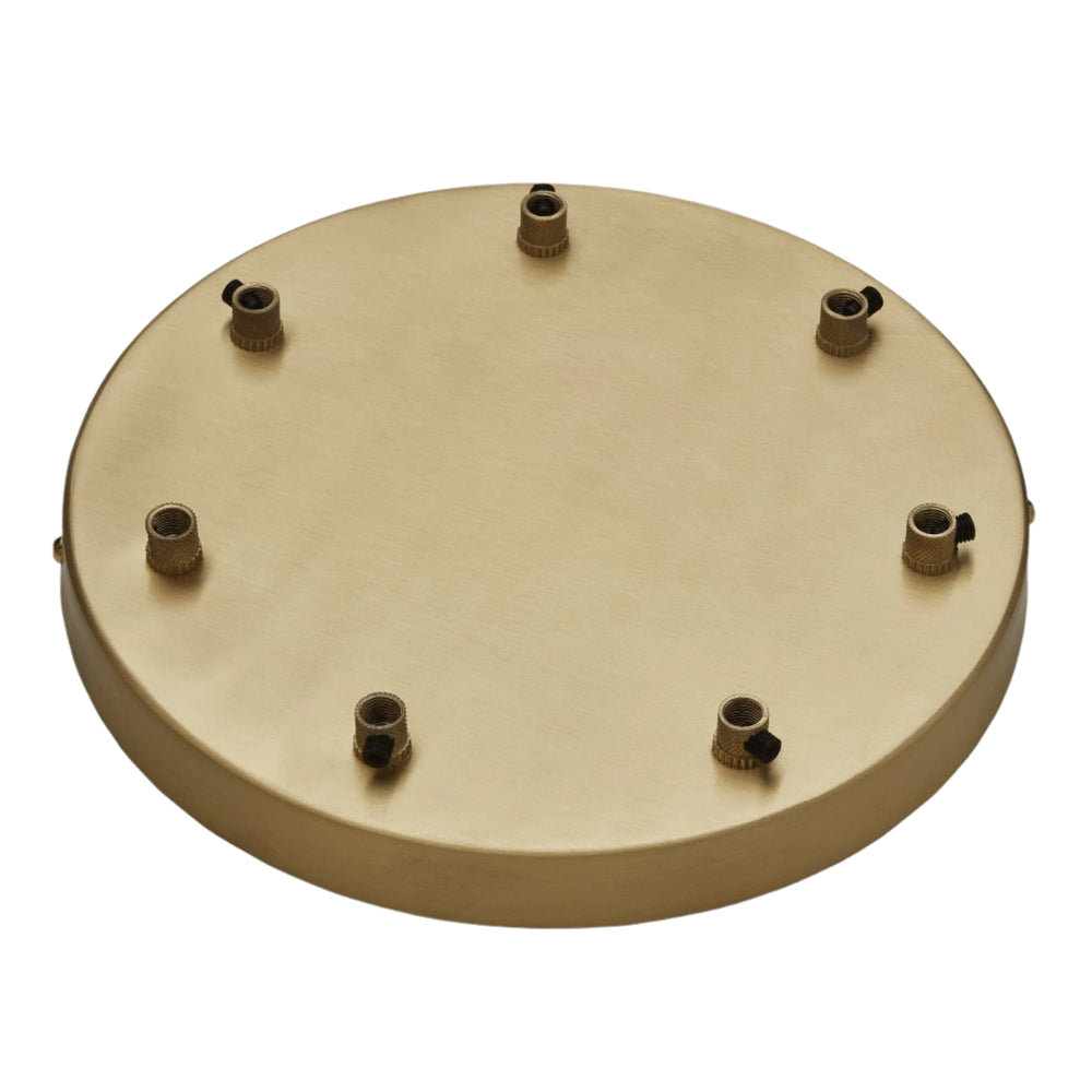 Ceiling Rose – 7 Outlet – Brass Industville CR7O-B
