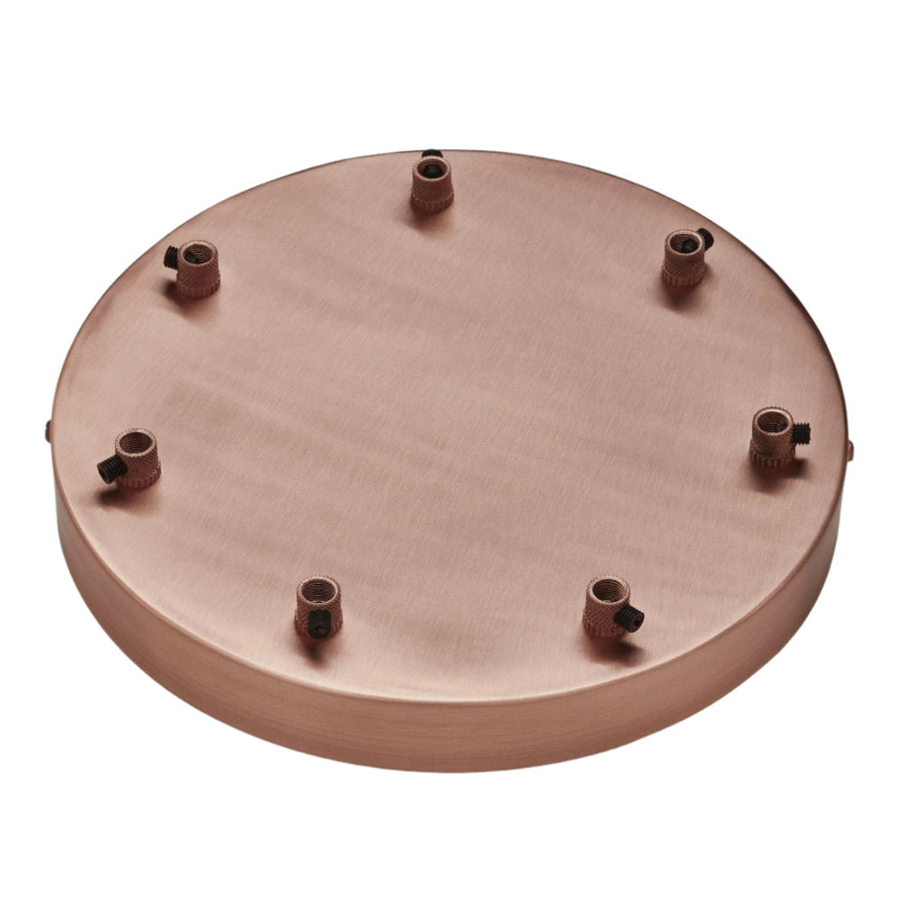 Ceiling Rose – 7 Outlet – Copper Industville CR7O-C