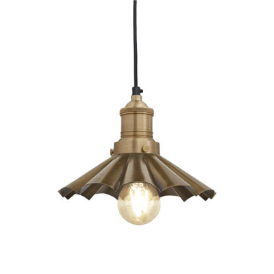 Brooklyn Umbrella Pendant - 8 Inch - Kitchen Island Lighting - Industville Lighting UK