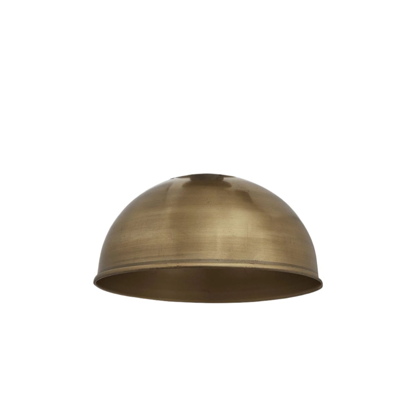 Brass Chelsea Dome Pendant - 8 Inch
