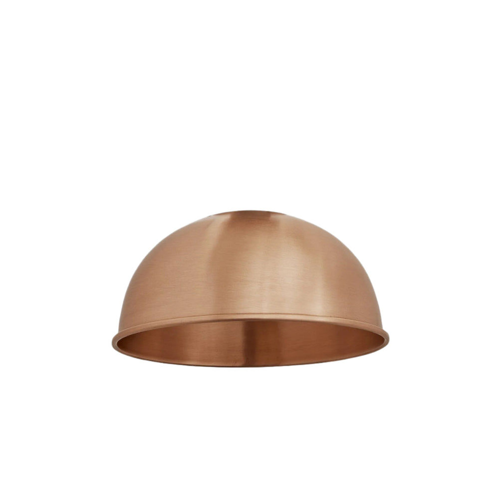 Copper Chelsea Dome Pendant - 8 Inch