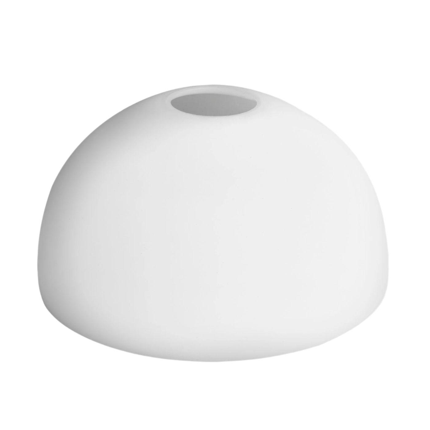 Sleek Opal Glass Dome Pendant Light - 8 Inch Industville