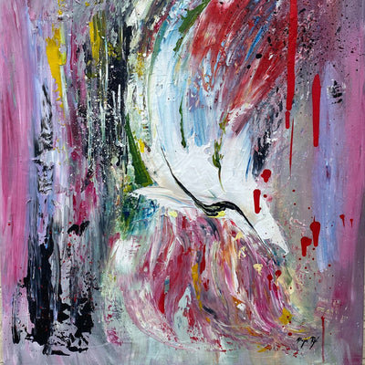 Pink Eagle - Independent Artwork - Industville Lighting UK