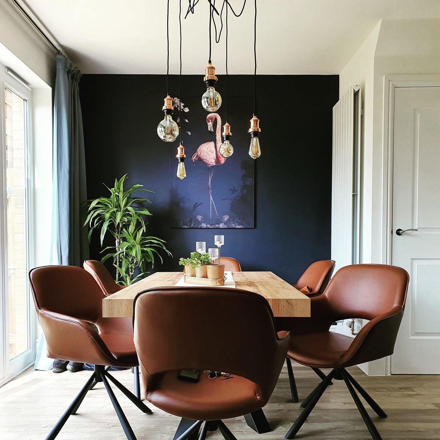 Copper Brooklyn 5 Wire Pendant - Industville BR-5WP-C
