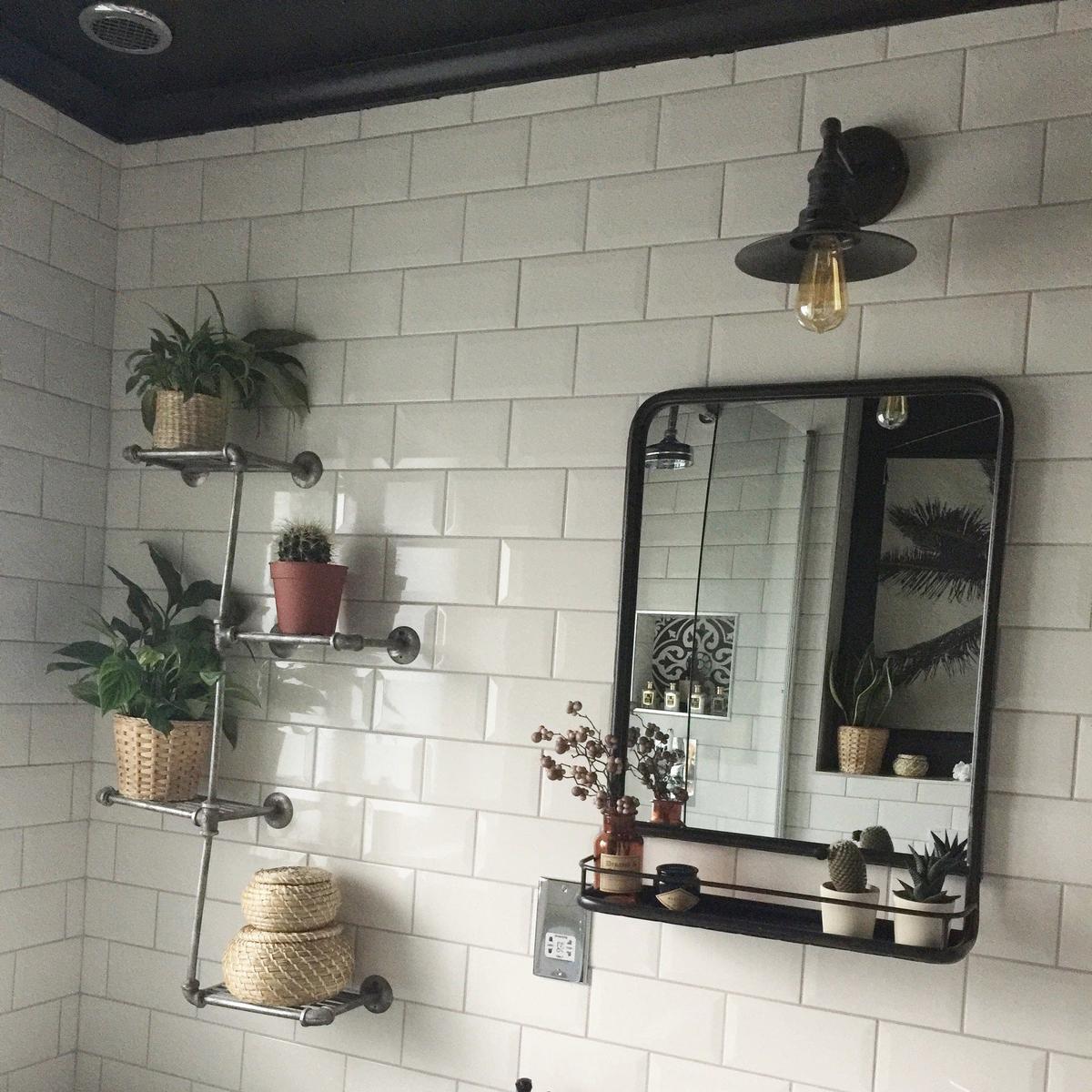 Pewter with Pewter Holder Brooklyn Flat Wall Light - 8 Inch - Industville BR-FWL8-P-PH