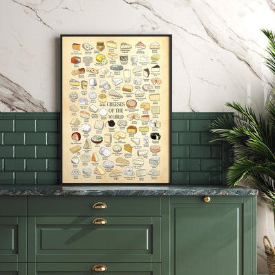 Cheeses Of The World poster Hannah Turpin