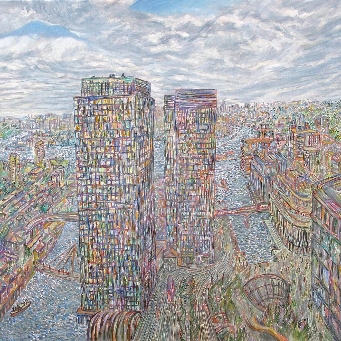 Docklands Looking West Frank Creber