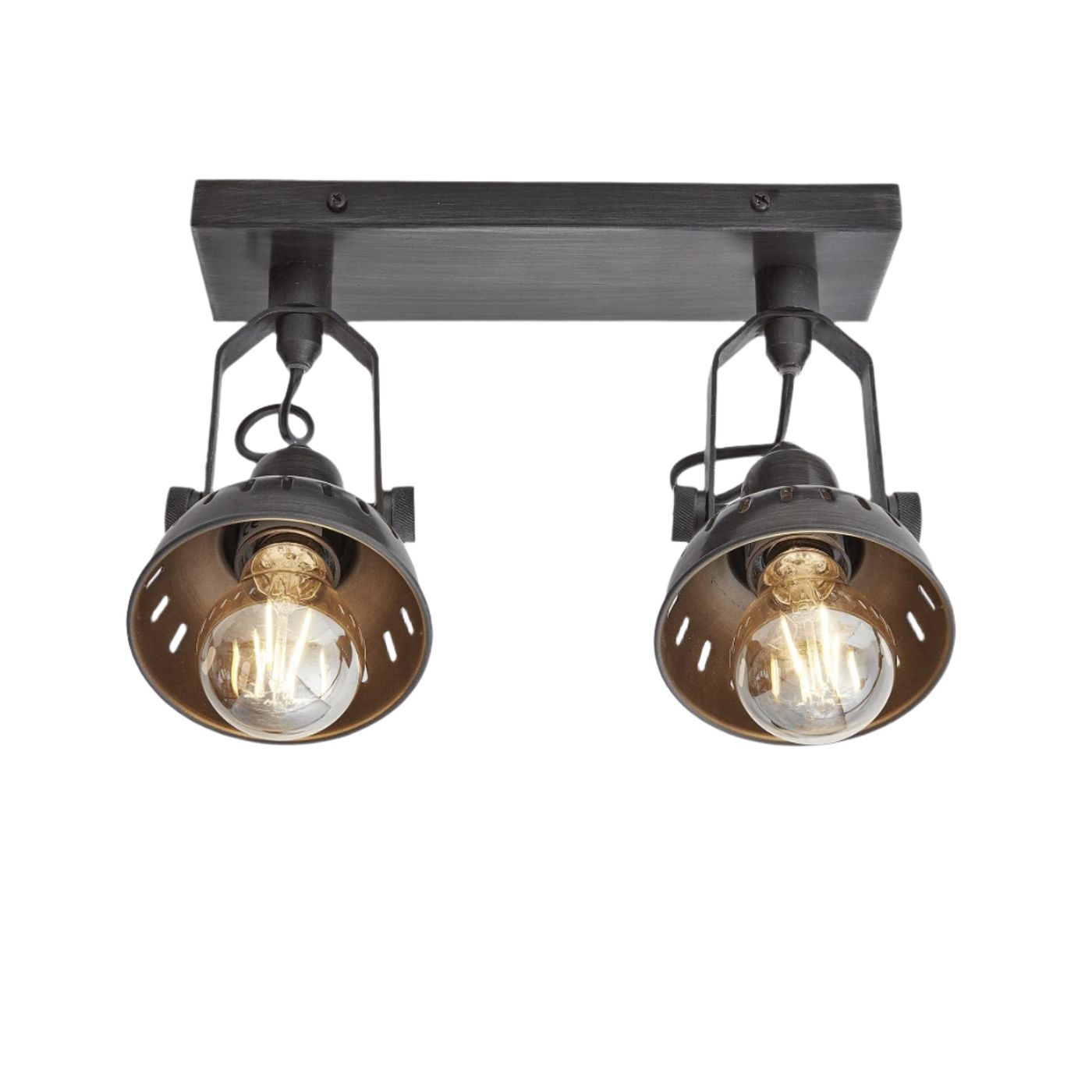 Swivel Spotlight Flush Mount - Double - Pewter Industville SW-SFM-D-P