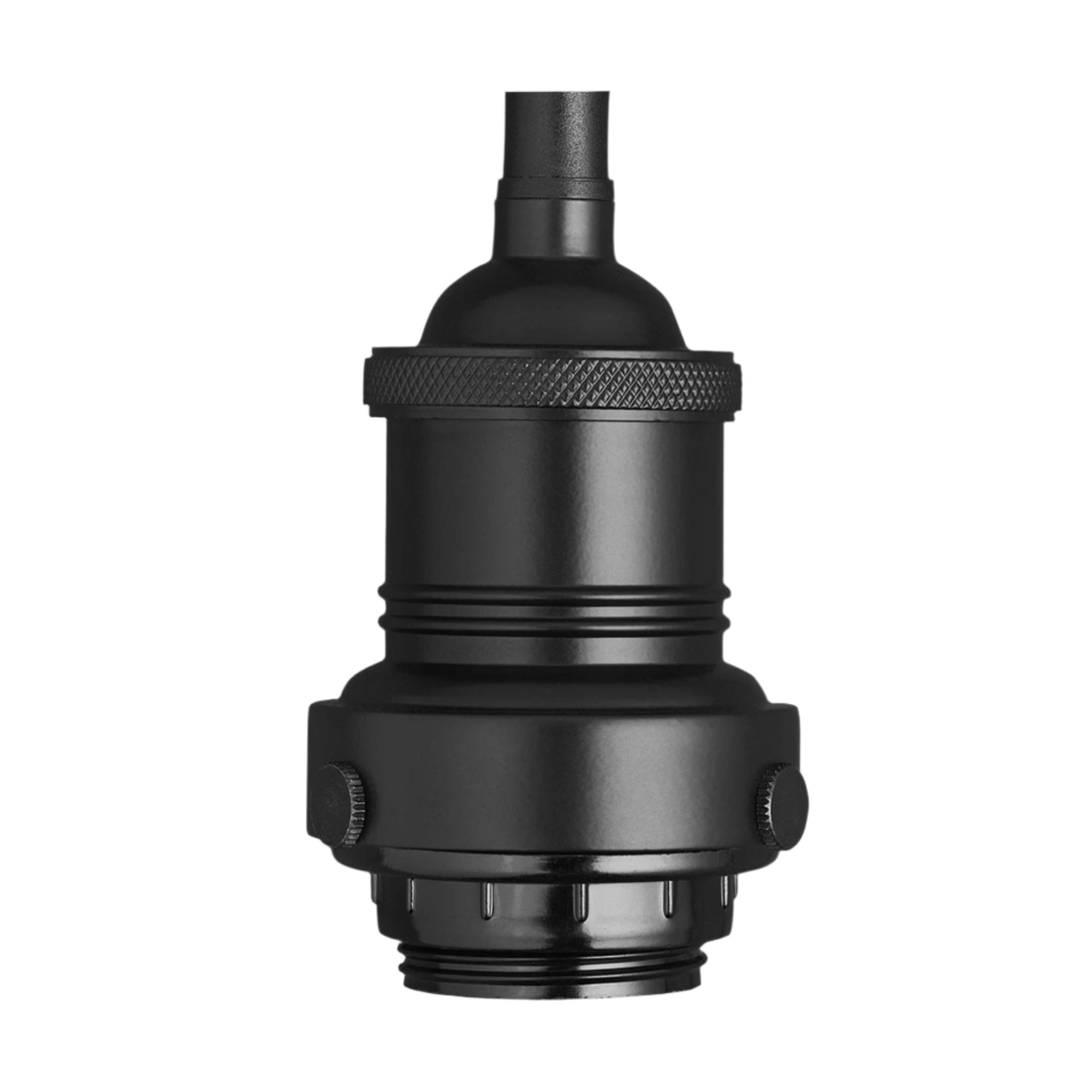 Brooklyn ES E27 Bulb Holder in Black, Product Code is BR-BH-BK