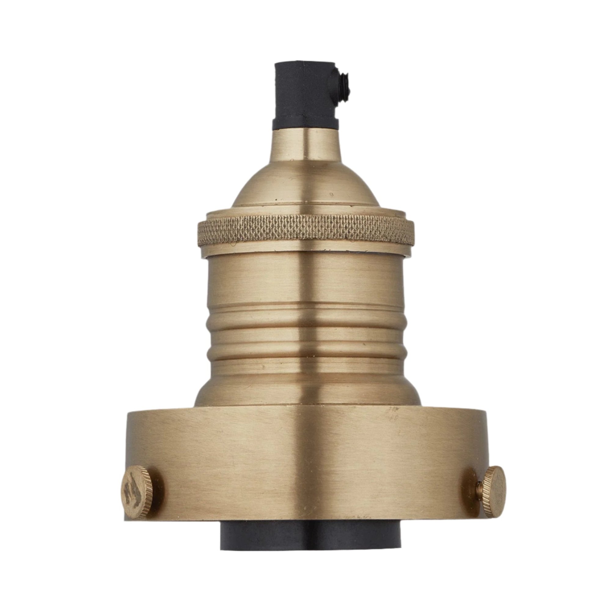 Brass Brooklyn ES E27 Large Glass Bulb Holder, Product Code is BR-GLBH-B