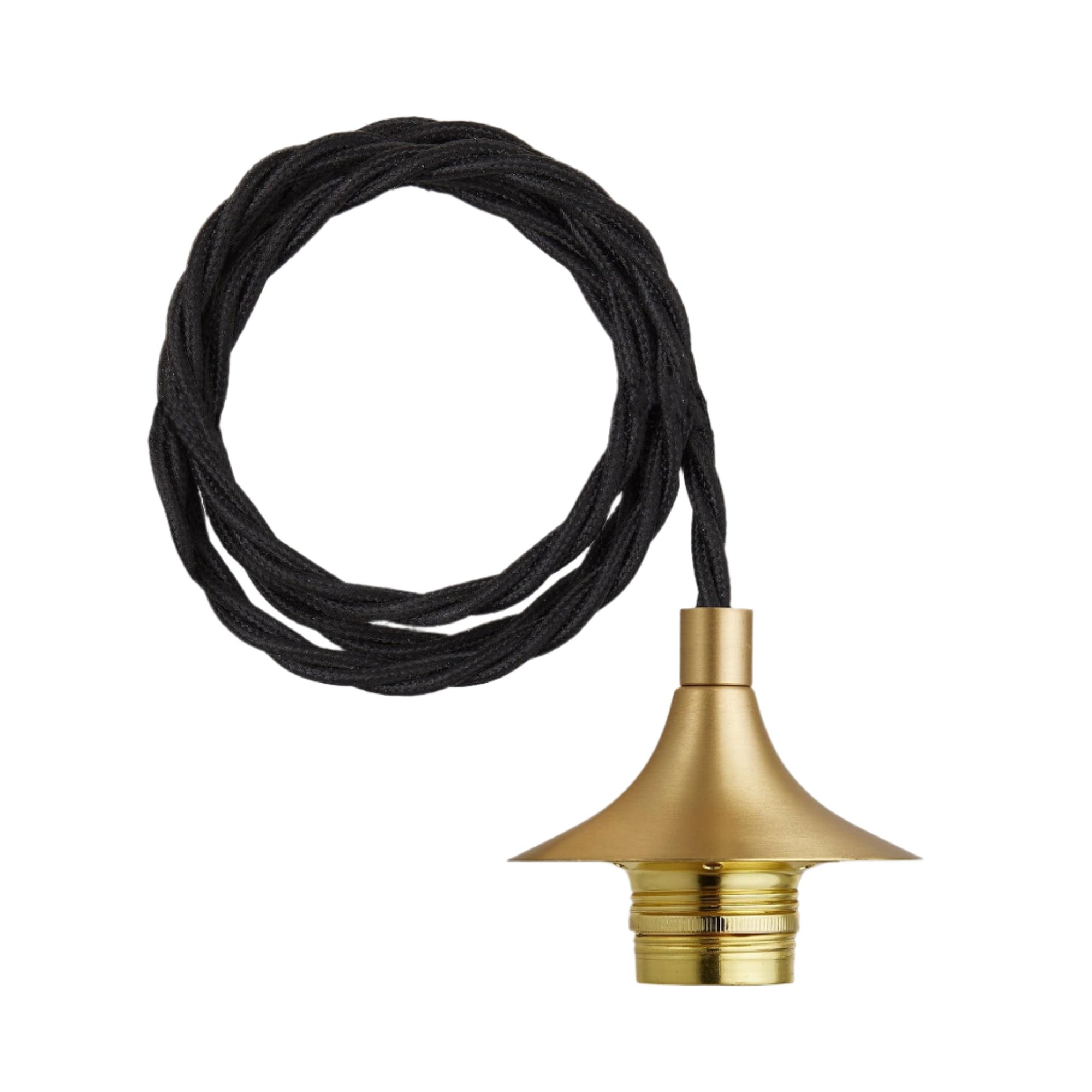 Brass Holder Chelsea Dome 3 Wire Cluster Lights - 8 inch
