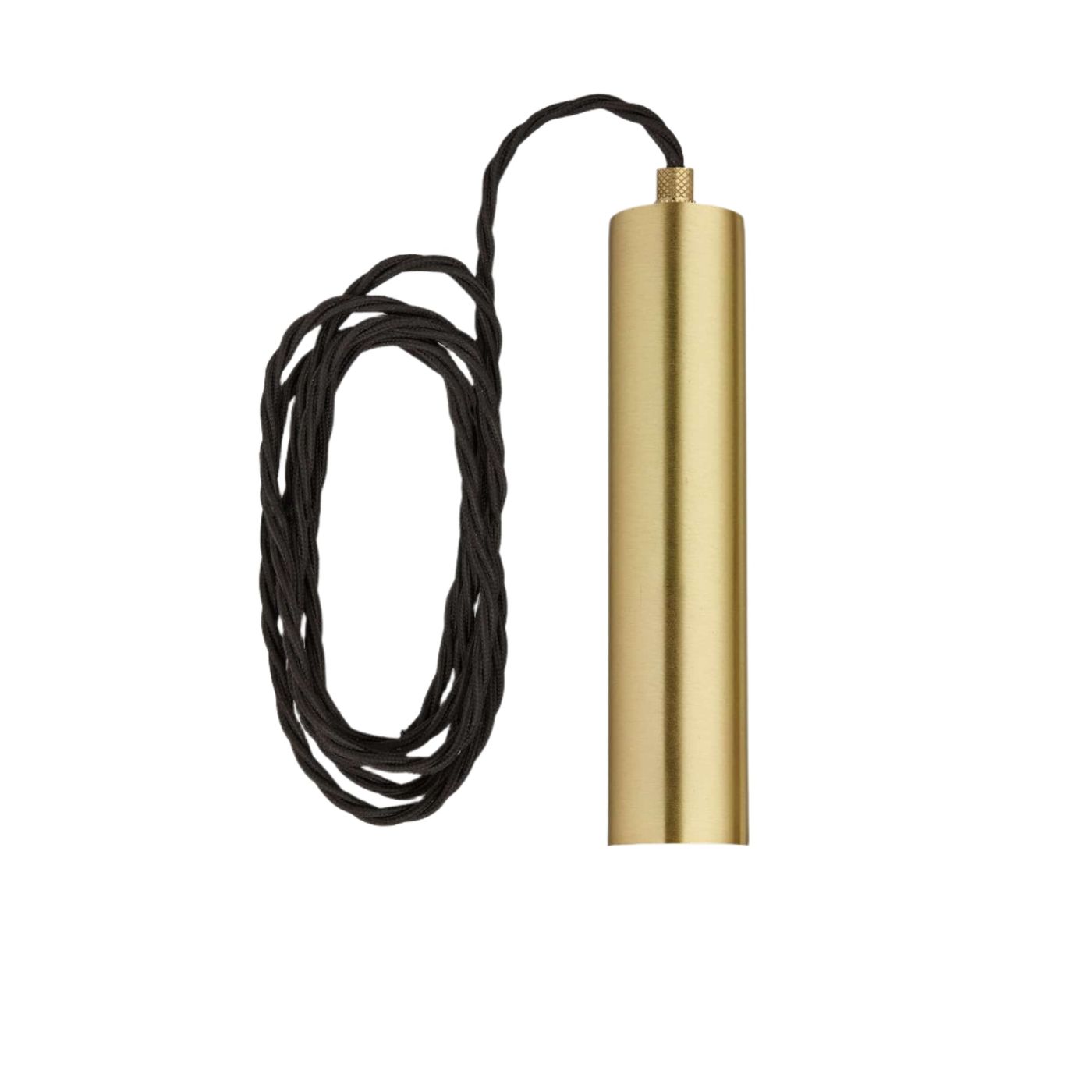 Sleek Brass Cylinder 3 Wire Cluster Lights Holder