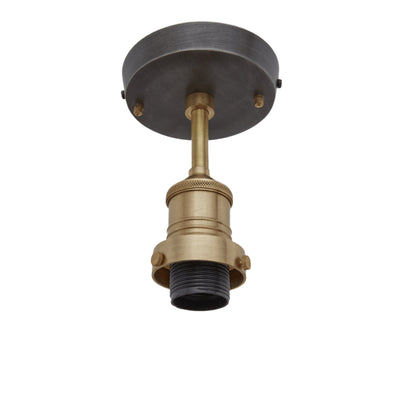 Brooklyn Opal Glass Dome Flush Mount Light Brass Holder, Product Code BR-OGL-DFM8-W-BH