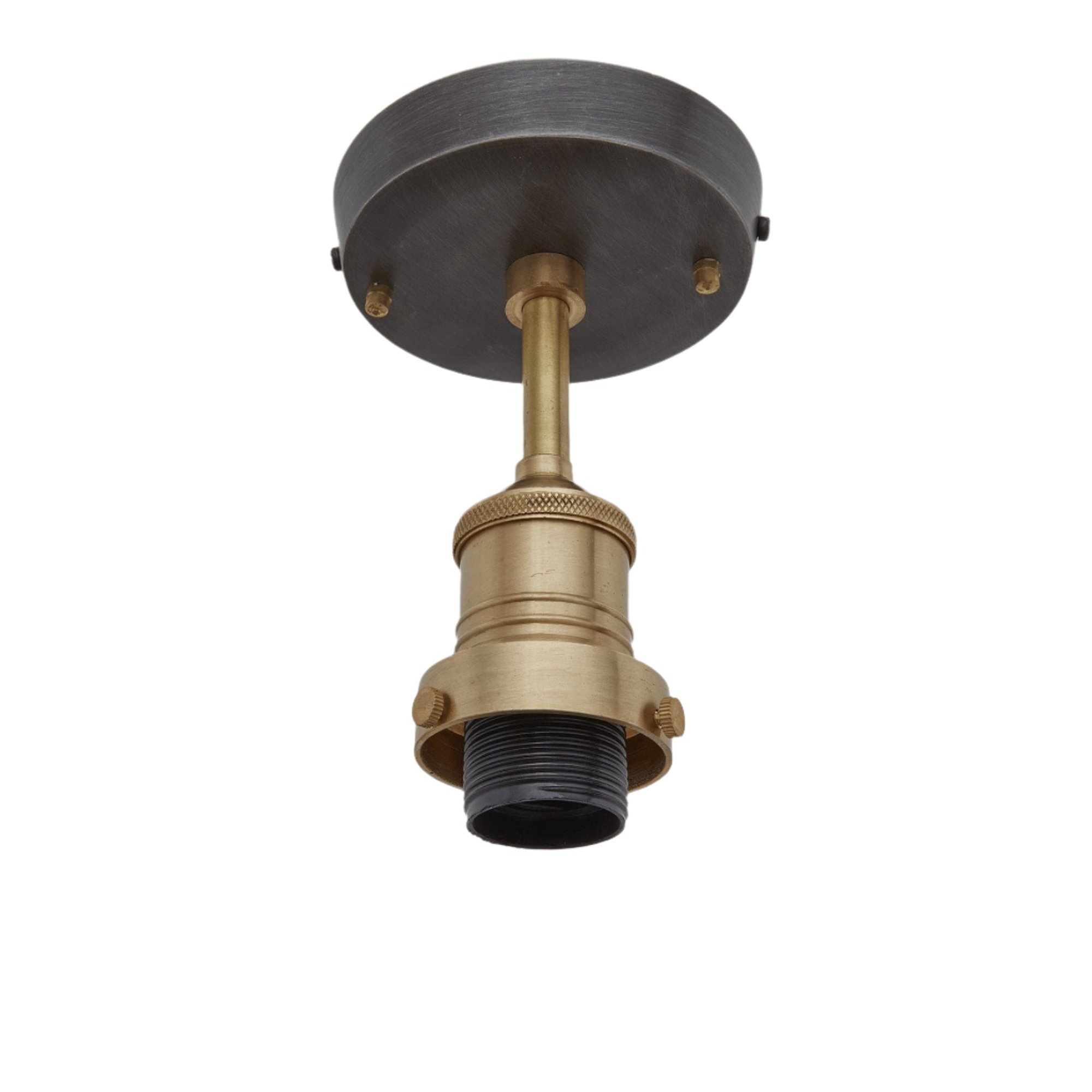 Brooklyn Opal Glass Globe Flush Mount Brass Holder, Product Code BR-OGL-GLFM9-W-BH