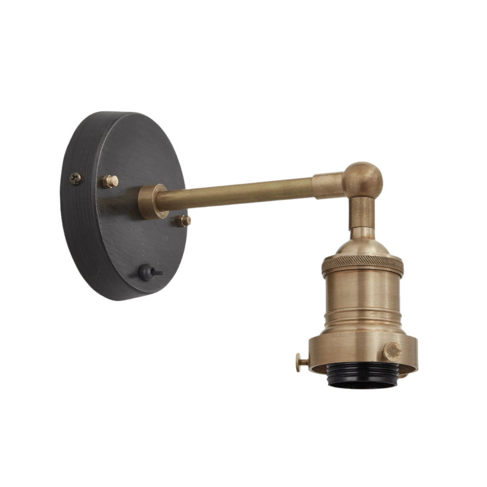 Brooklyn Wall Holder - Brass Industville BR-WL-B