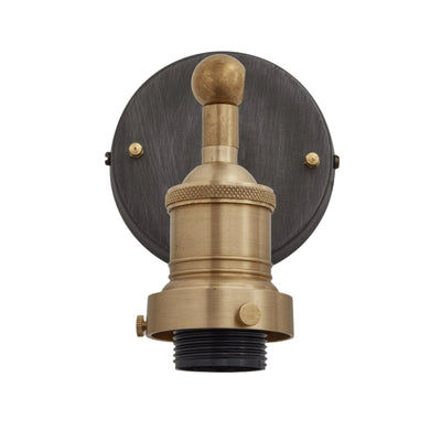 Brooklyn Wall Holder - Brass Industville BR-WL-B
