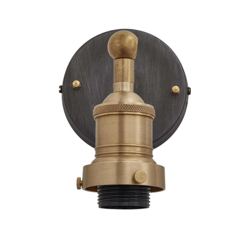 Brooklyn Wall Holder - Brass Industville BR-WL-B