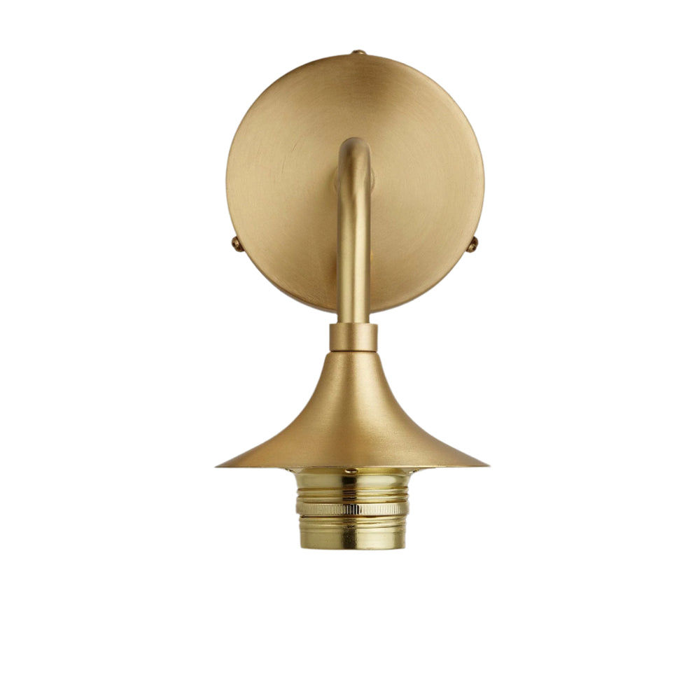 Brass Holder Chelsea Dome Wall Light - 8 Inch 