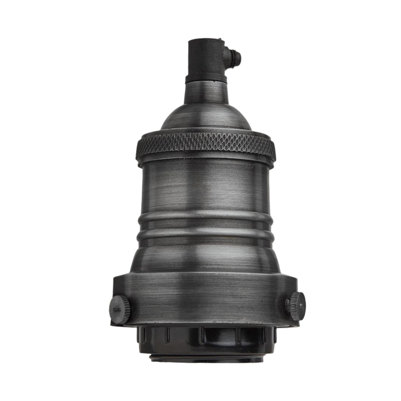 Brooklyn ES E27 Bulb Holder in Pewter, Product Code is BR-BH-P