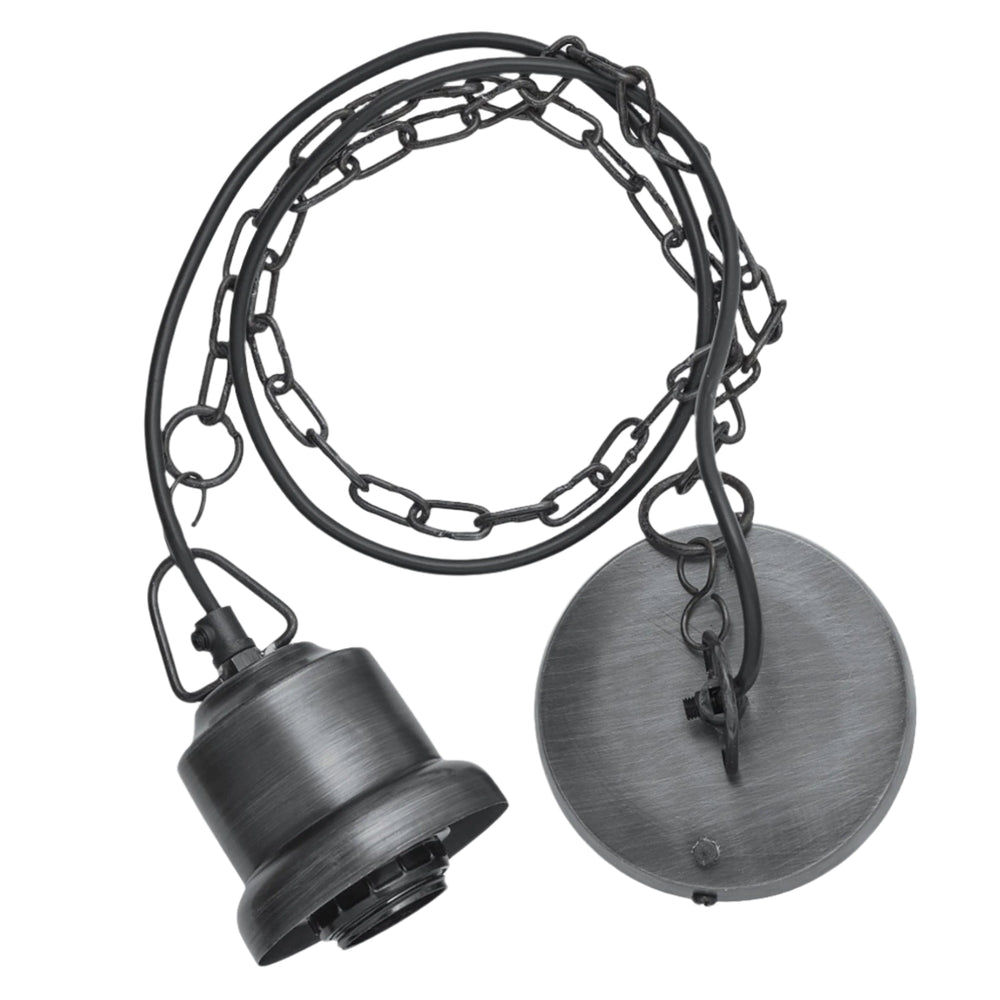 Brooklyn Giant Dome Pendant - 24 Inch - Pewter & Copper Industville