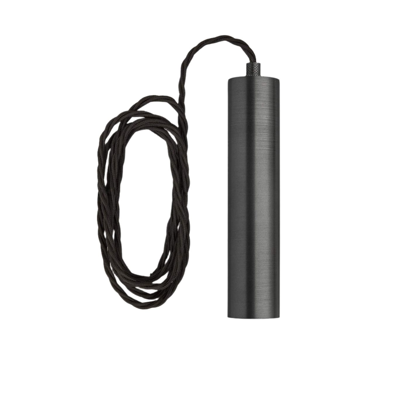 Sleek Pewter Cylinder 3 Wire Cluster Lights Holder