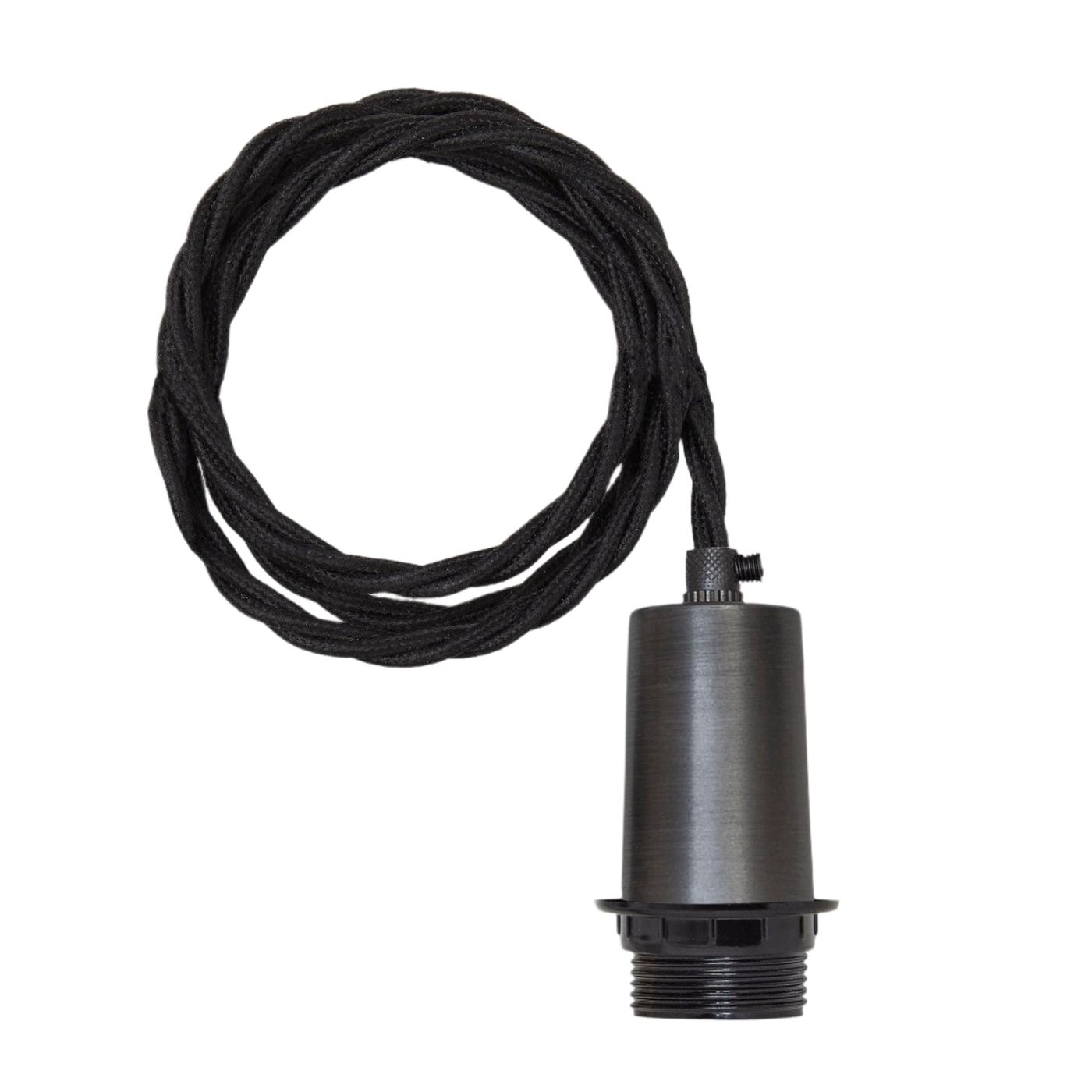 Sleek Pewter Holder for 3 Wire Cluster Lights