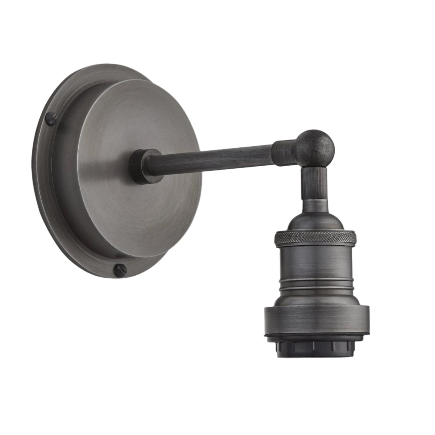Pewter Holder Brooklyn Outdoor & Bathroom Globe Wall Light