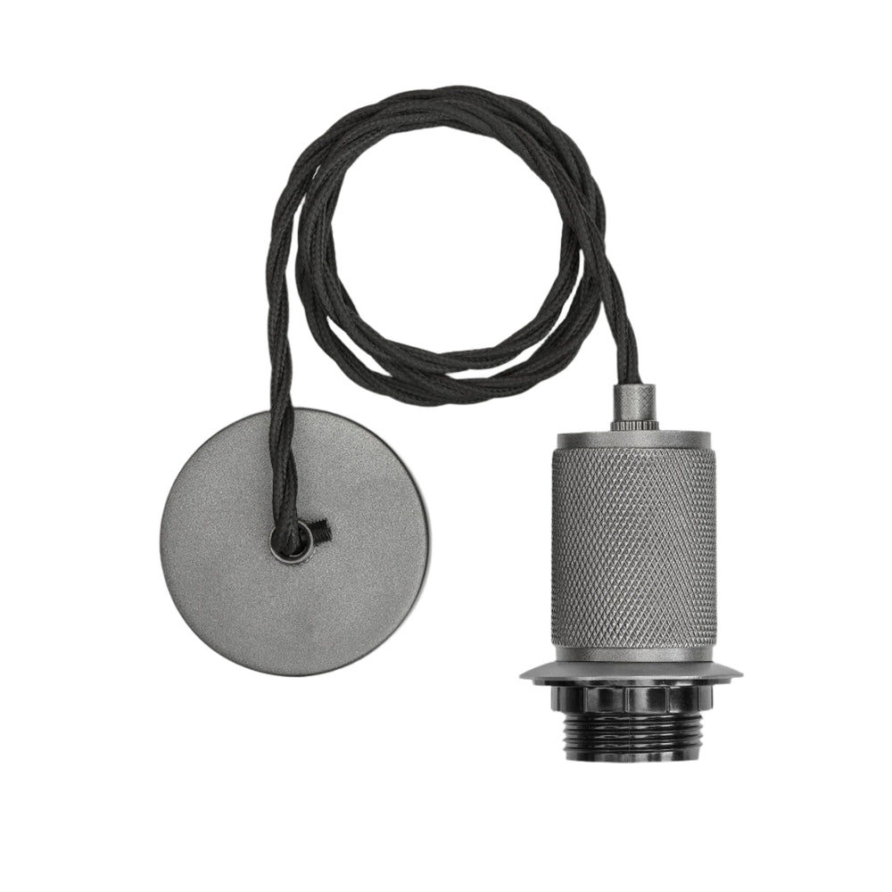 Knurled Opal Glass Globe Pendant Light - 7 Inch Industville