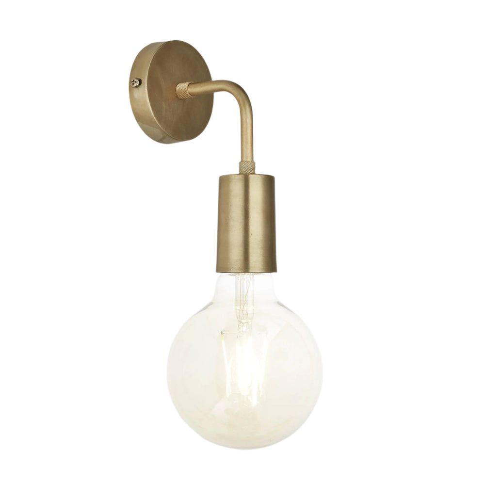 Sleek Edison Wall Light - Brass Industville SL-EWL-B