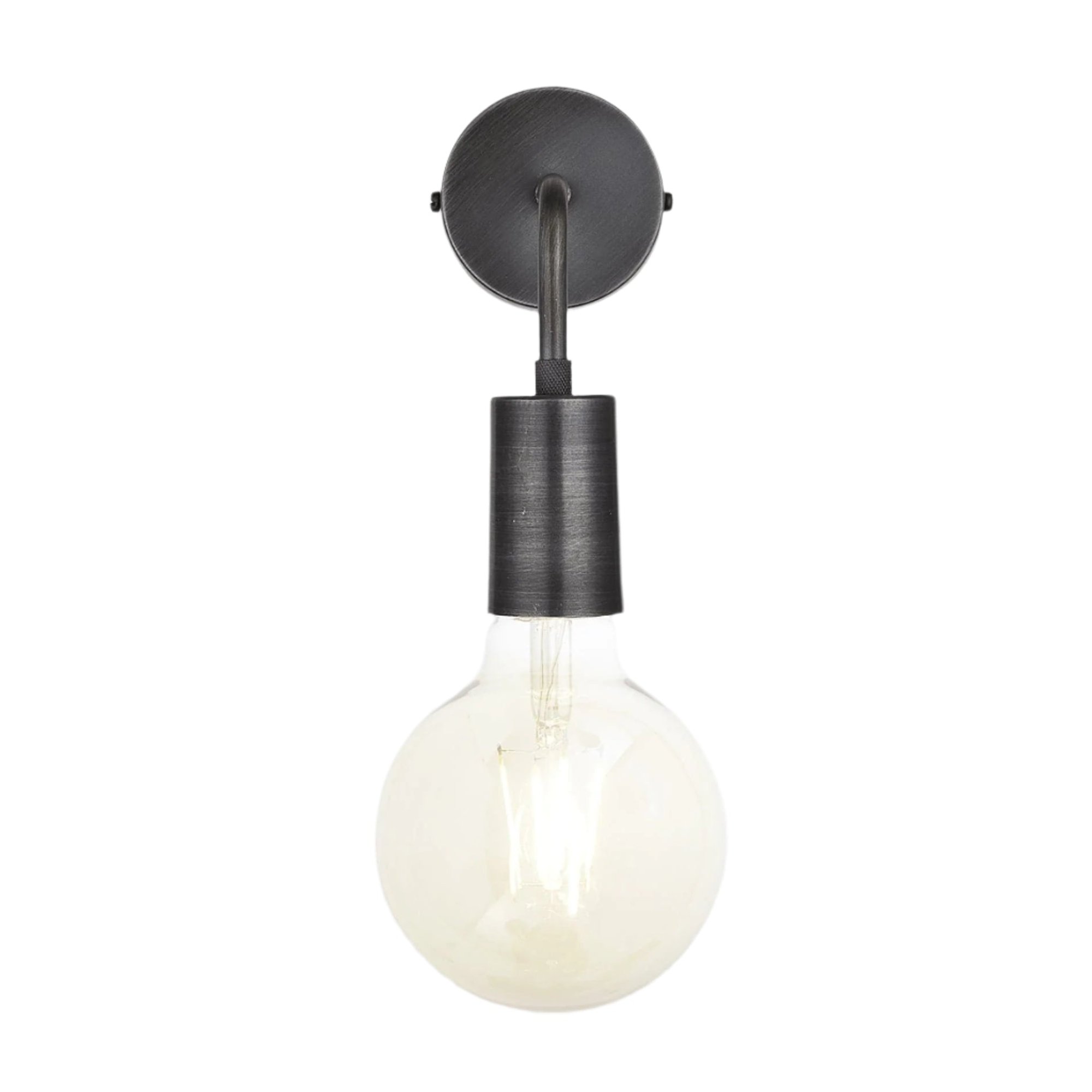 Sleek Edison Wall Light - Pewter Industville SL-EWL-P