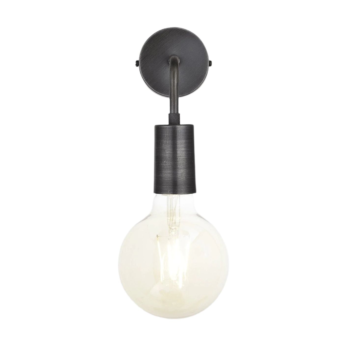 Sleek Edison Wall Light - Pewter Industville SL-EWL-P