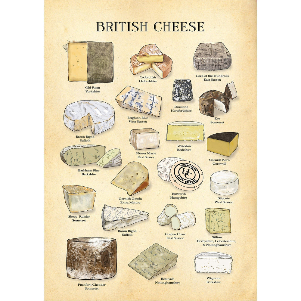 British Cheese Poster Hannah Turpin