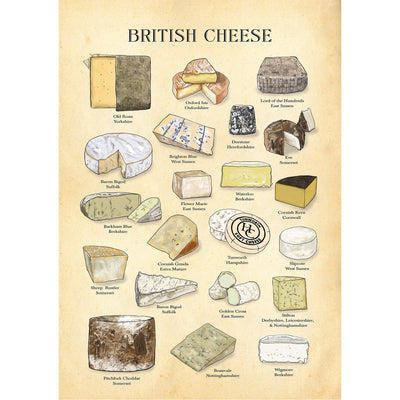 British Cheese Poster Hannah Turpin