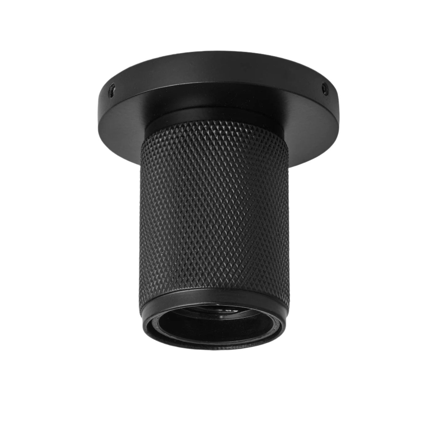 Black Knurled Edison Spotlight - Industville KN-ESP-BK