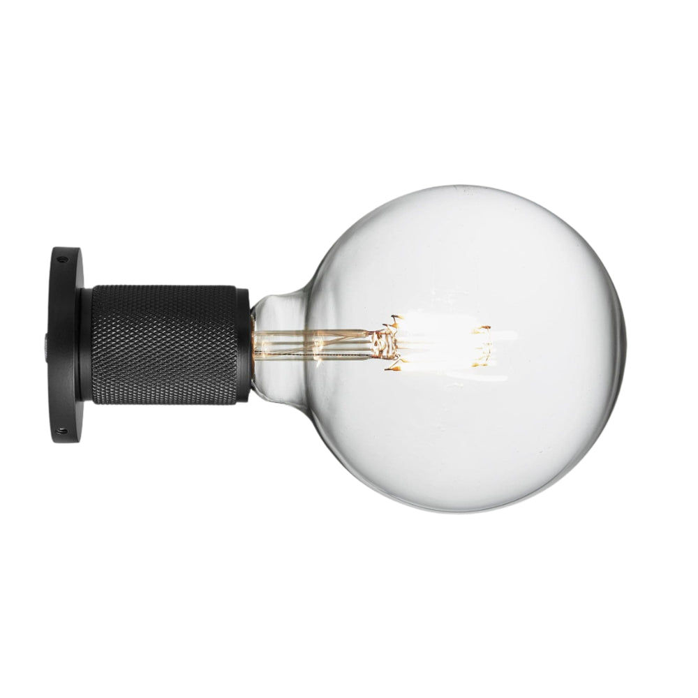 Black Knurled Edison Spotlight - Industville KN-ESP-BK
