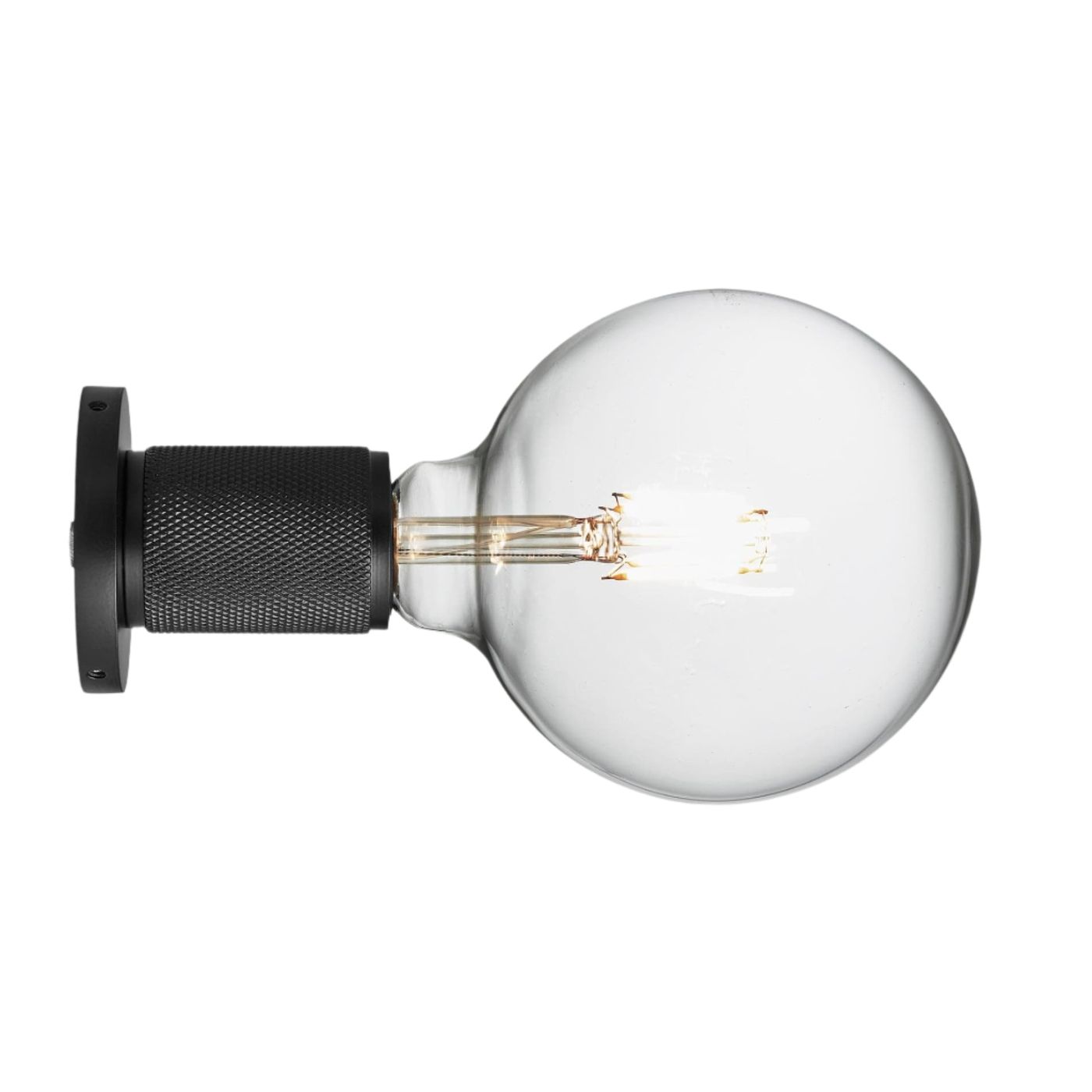 Black Knurled Edison Spotlight - Industville KN-ESP-BK