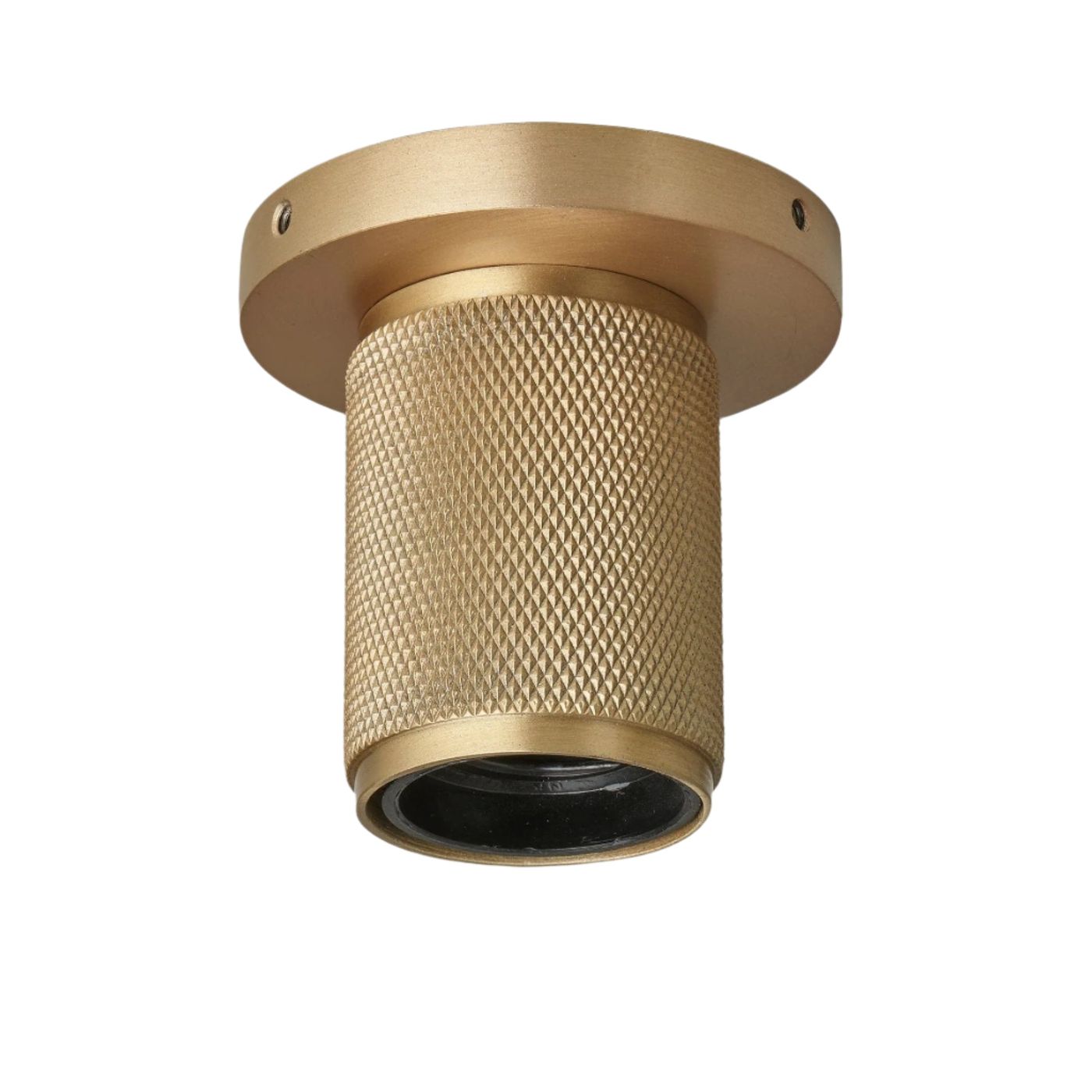 Brass Knurled Edison Spotlight - Industville KN-ESP-B