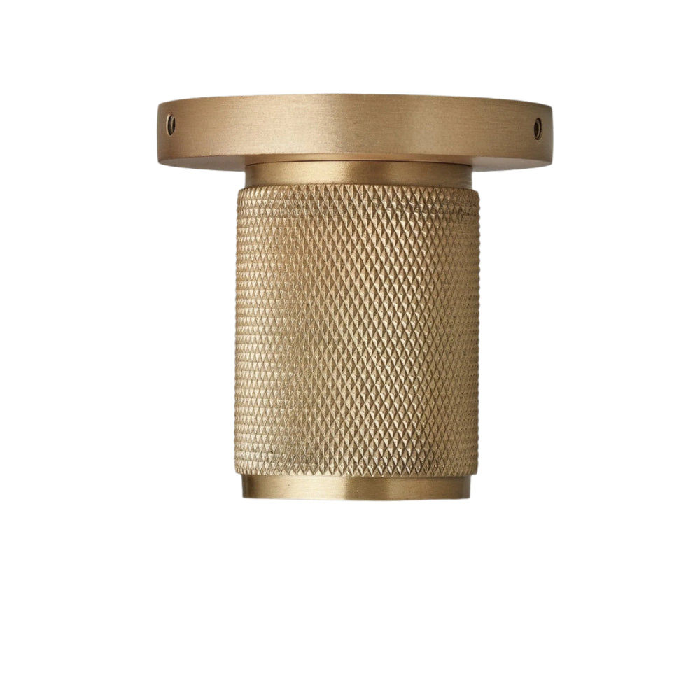 Brass Knurled Edison Spotlight - Industville KN-ESP-B